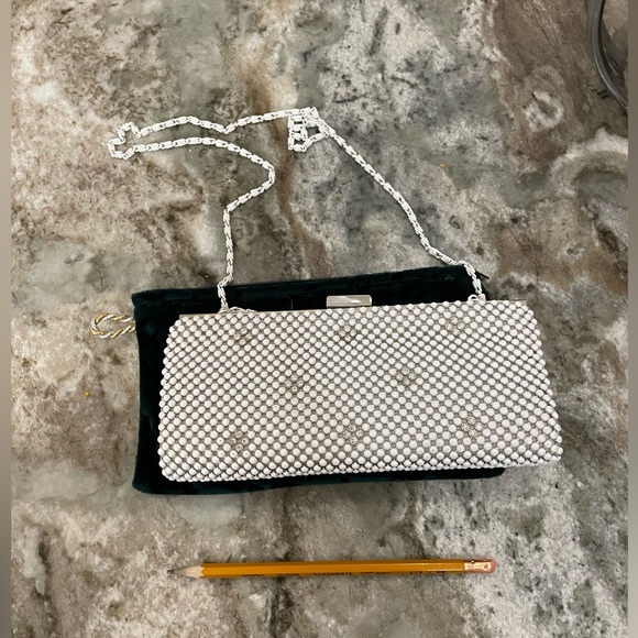 Vintage beaded clutch purse with chain - Picture 1 of 5